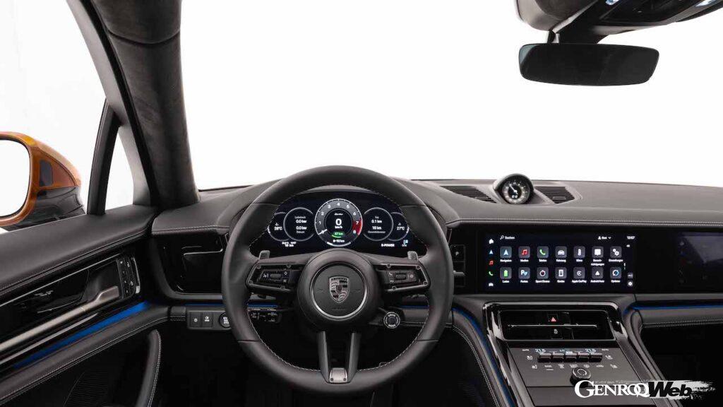 3代目へと進化を果たした新型「ポルシェ パナメーラ」のインテリア。