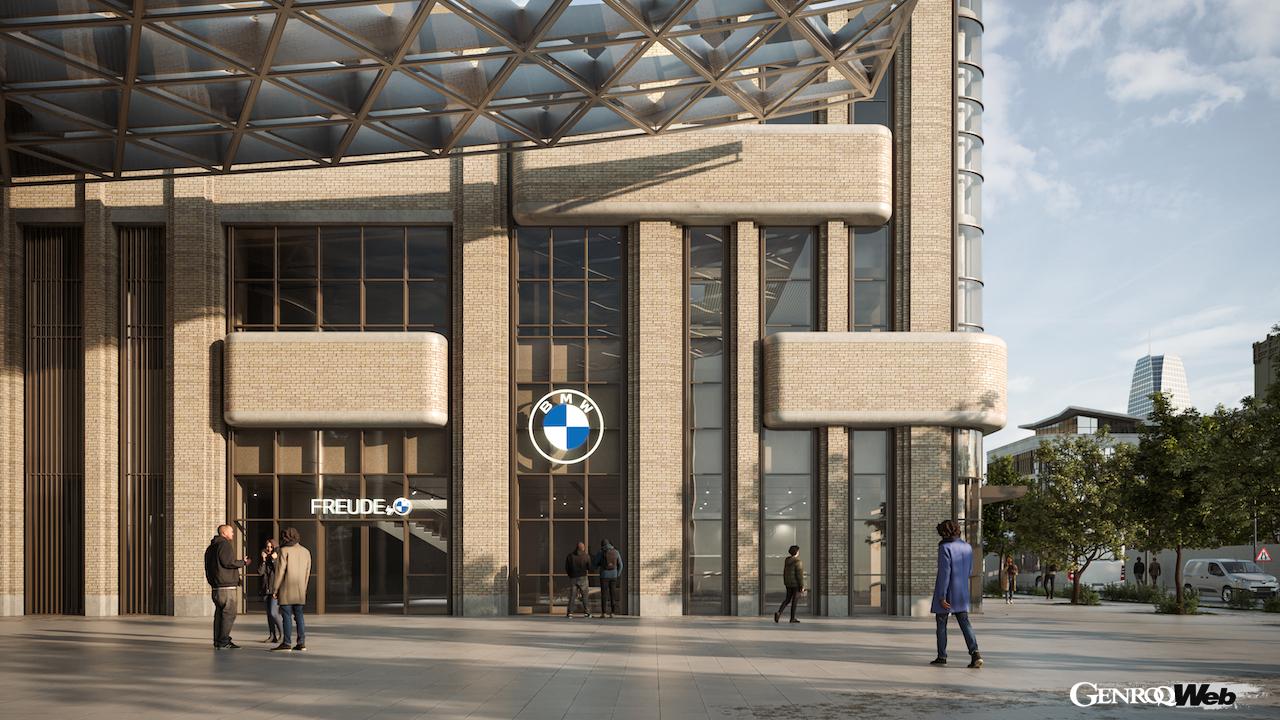 BMWを身近に感じらるショールームとして、最新モデルや希少性の高いモデルの展示だけでなく、ショップやレストランも併設される。