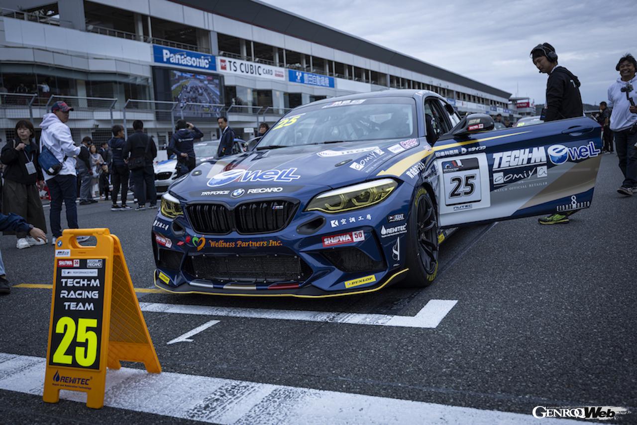 富士スピードウェイで開催された「M2 CS Racing Series」第5ラウンドに参戦した、TECH-M eWell Racing。