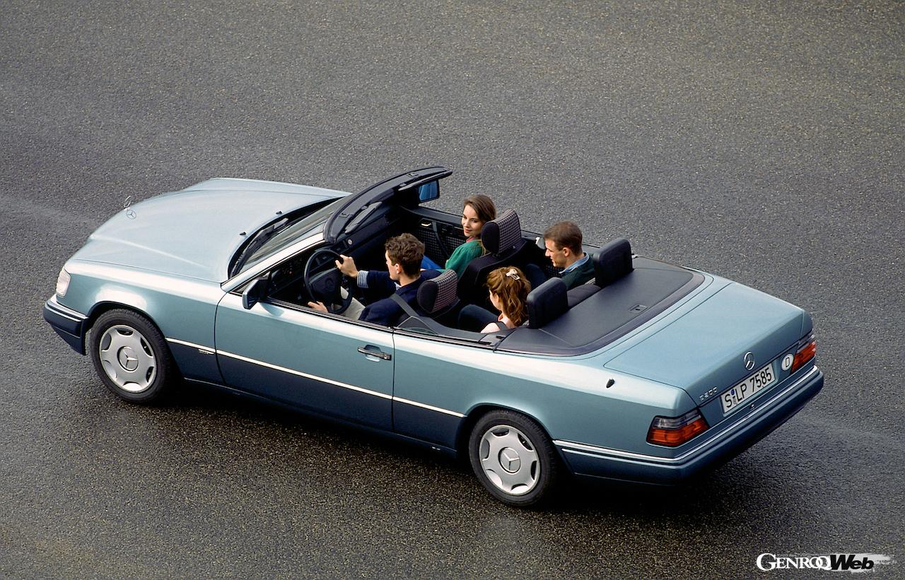 2024年から「H」ナンバー登録が可能になる、メルセデス・ベンツの「E200 カブリオレ」。