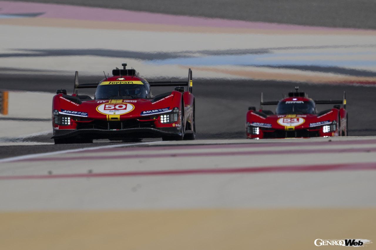 2023年のWECにデビューし、ル・マン24時間レースで総合優勝を飾ったフェラーリ 499P。2024年は1台増えた3台体制で参戦する。