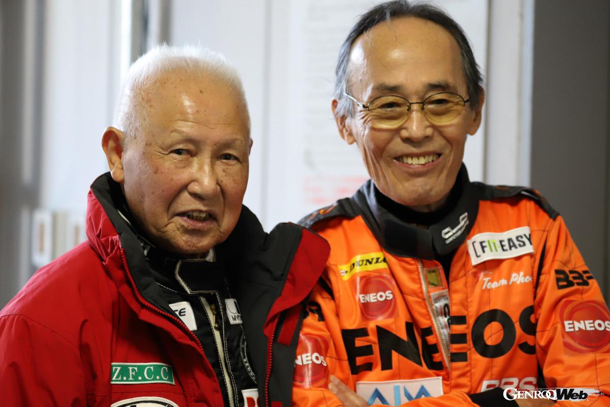 片桐昌夫（左）と見崎清志