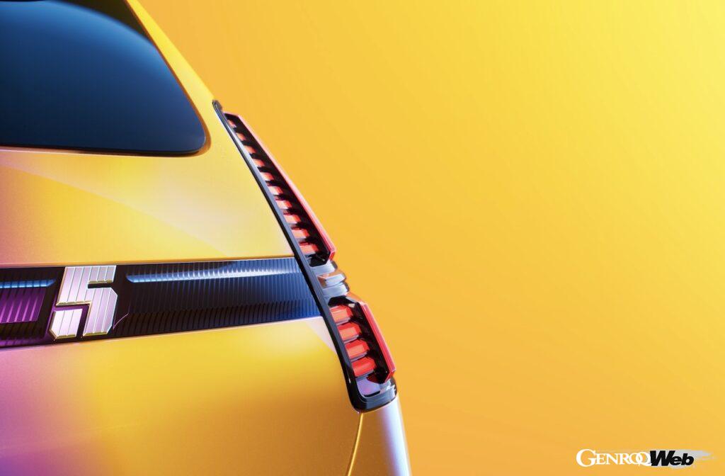 2024年2月のジュネーブ・ショーにおけるワールドプレミアを前に公開された「ルノー 5 E-Tech エレクトリック」のエクステリア。