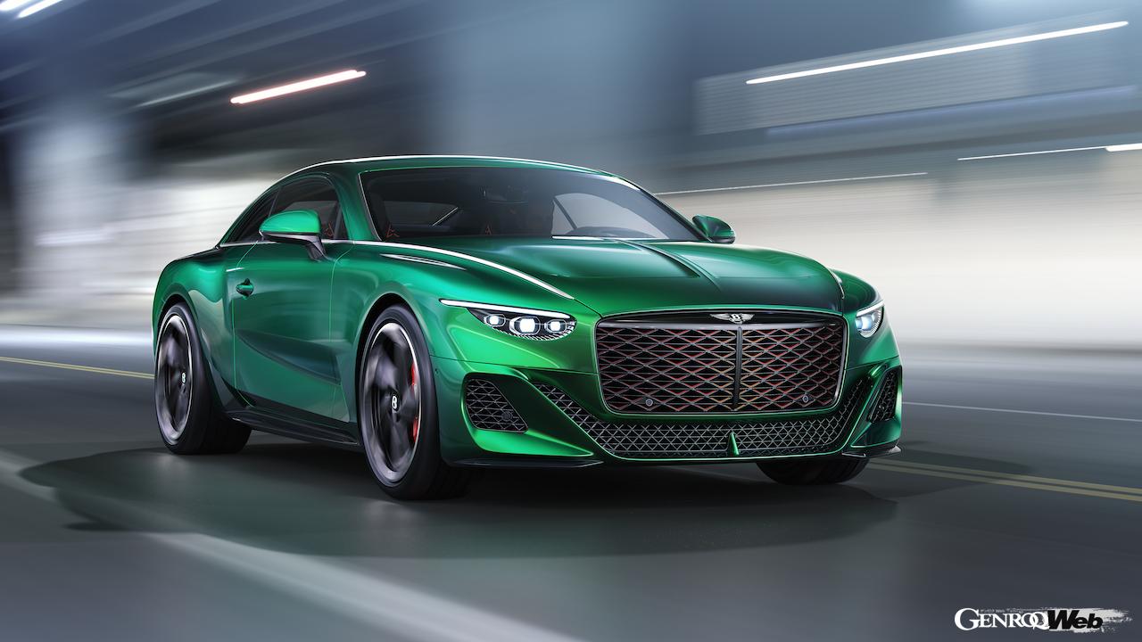 「ドゥカティ ディアベル フォー ベントレー」のデザインのベースとなった、ベントレー バトゥール。