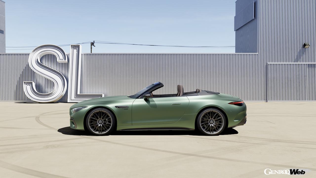 「メルセデスAMG SL 63 S E パフォーマンス」のエクステリア。