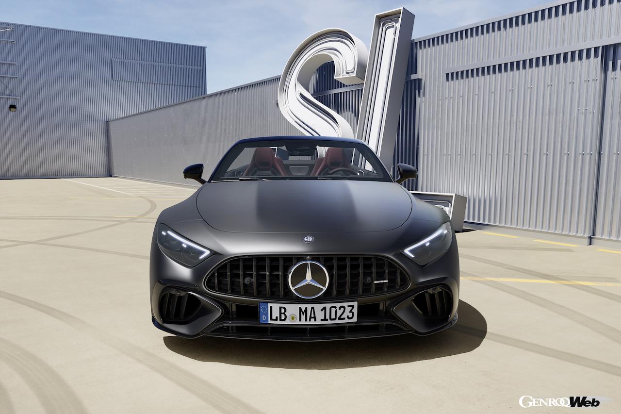 「メルセデスAMG SL 63 S E パフォーマンス」のエクステリア。