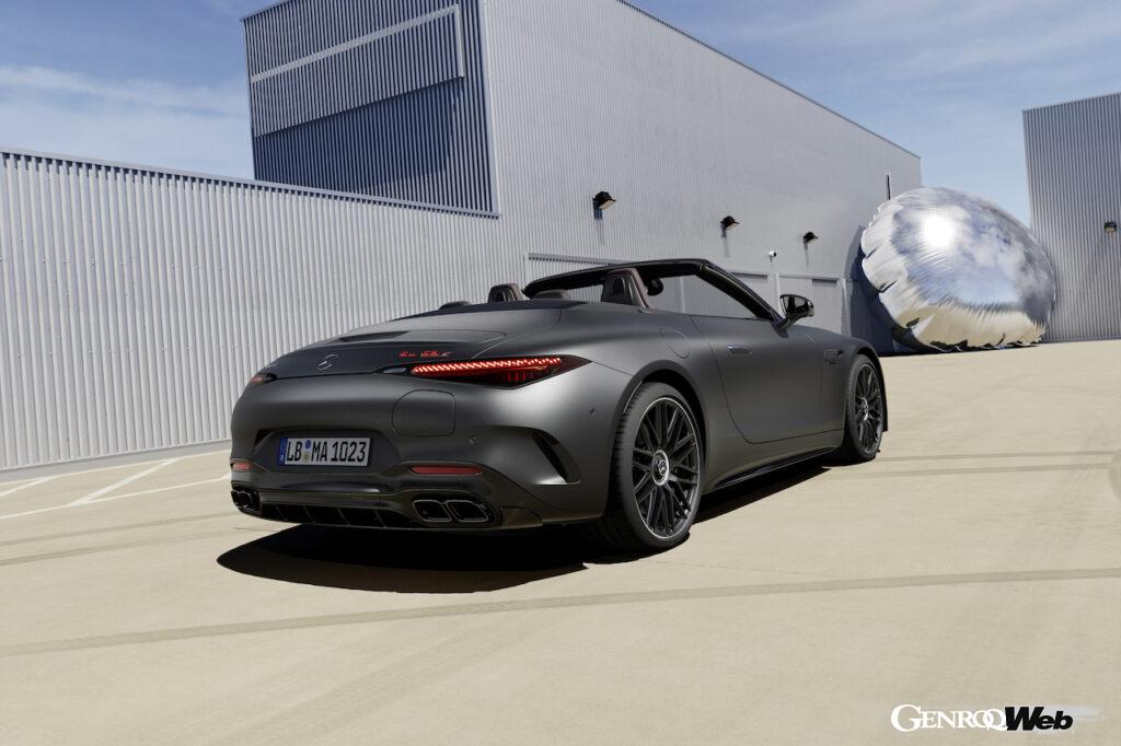 「メルセデスAMG SL 63 S E パフォーマンス」のエクステリア。