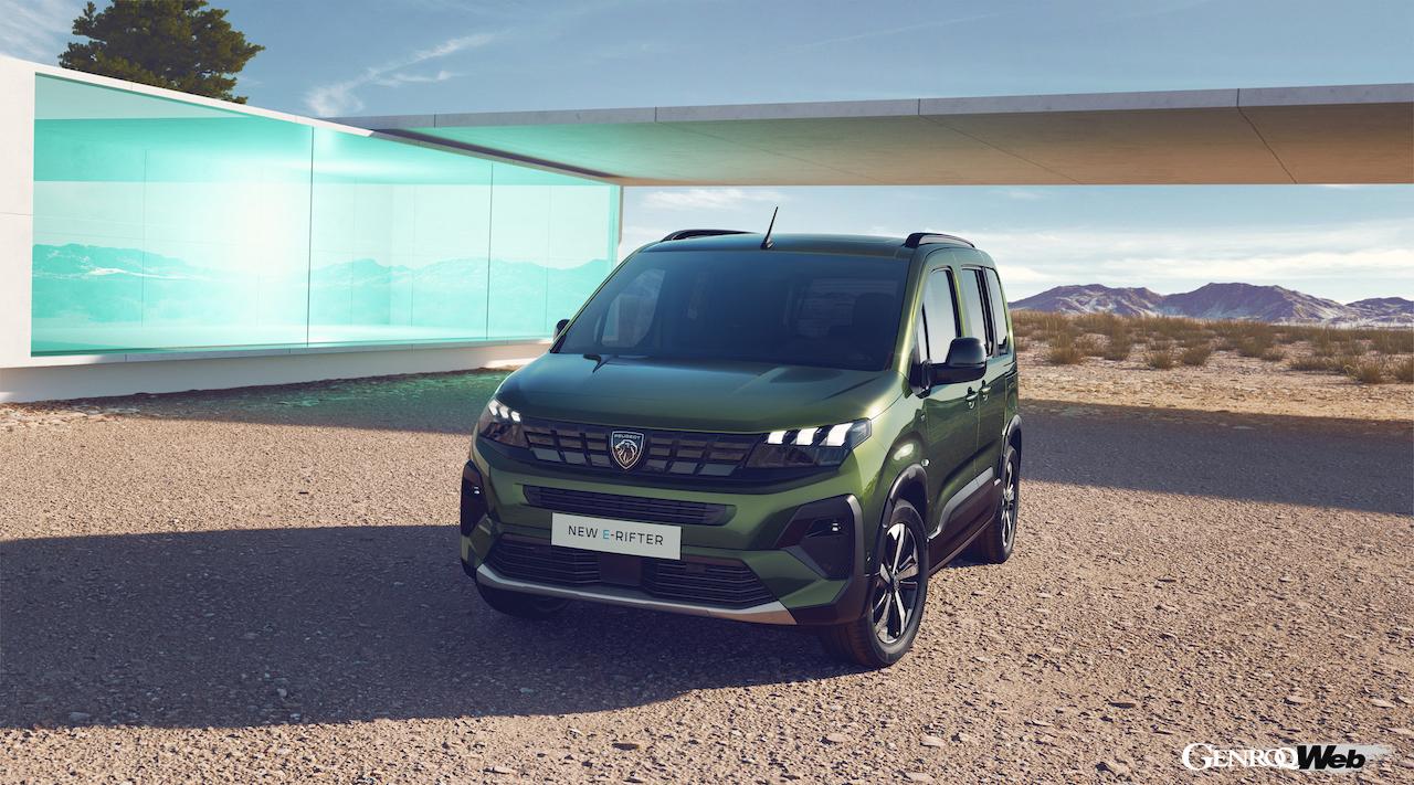 フル電動コンパクトミニバン「E-リフター」改良新型のエクステリア。