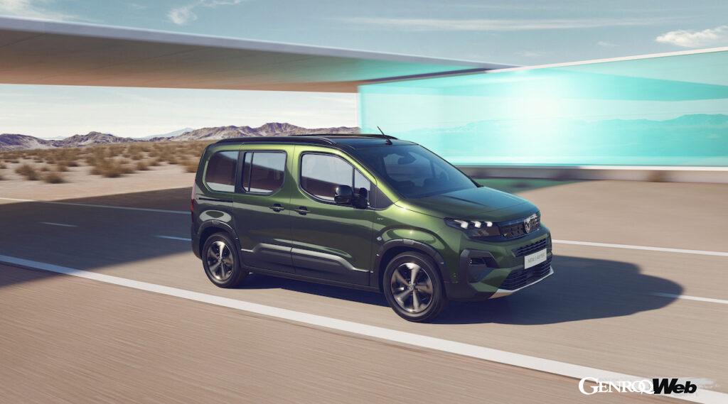 フル電動コンパクトミニバン「E-リフター」改良新型のエクステリア。