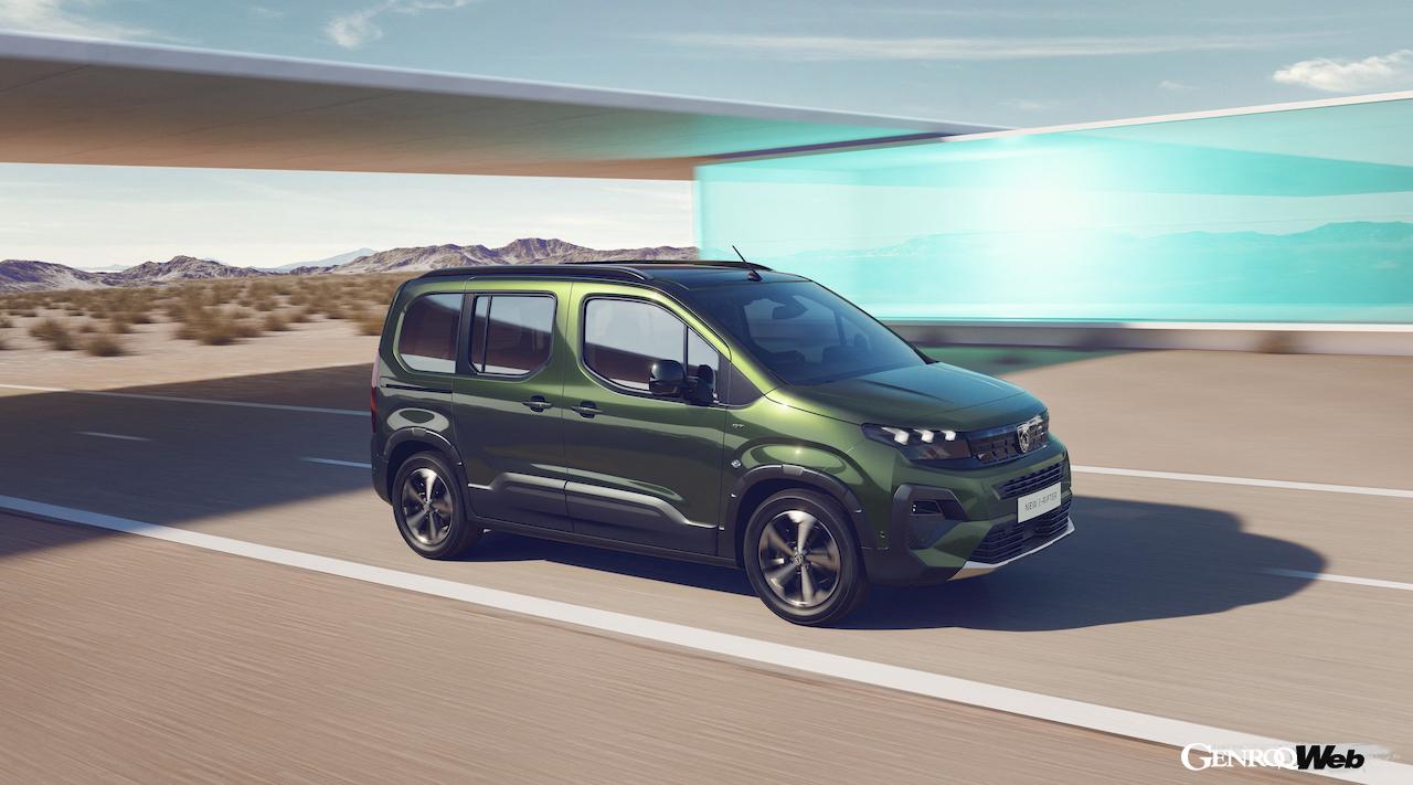 フル電動コンパクトミニバン「E-リフター」改良新型のエクステリア。