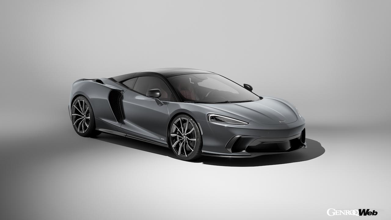 ミッドシップ・グランドツアラー「マクラーレン GTS」のエクステリア。