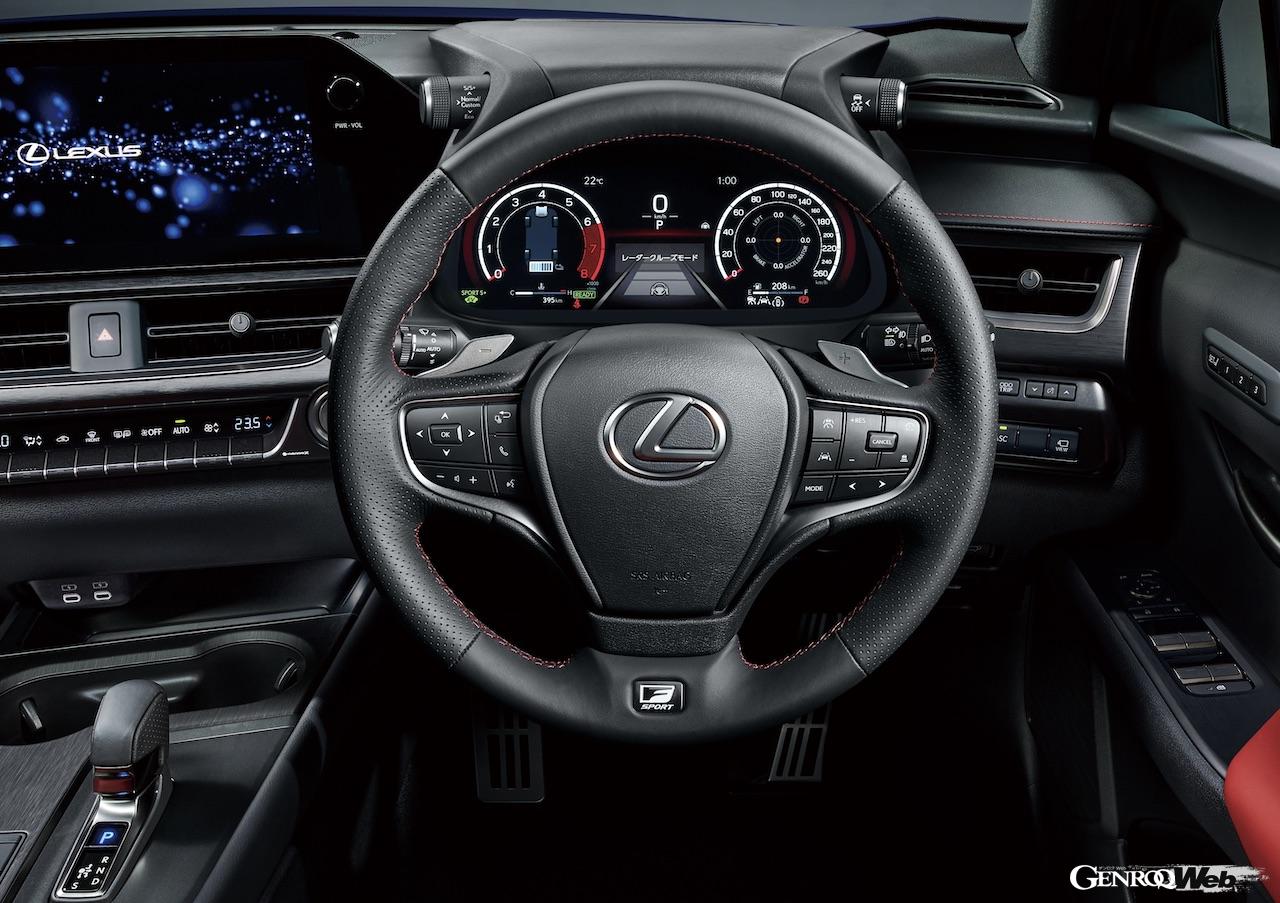 「レクサス UX」改良新型のインテリア。