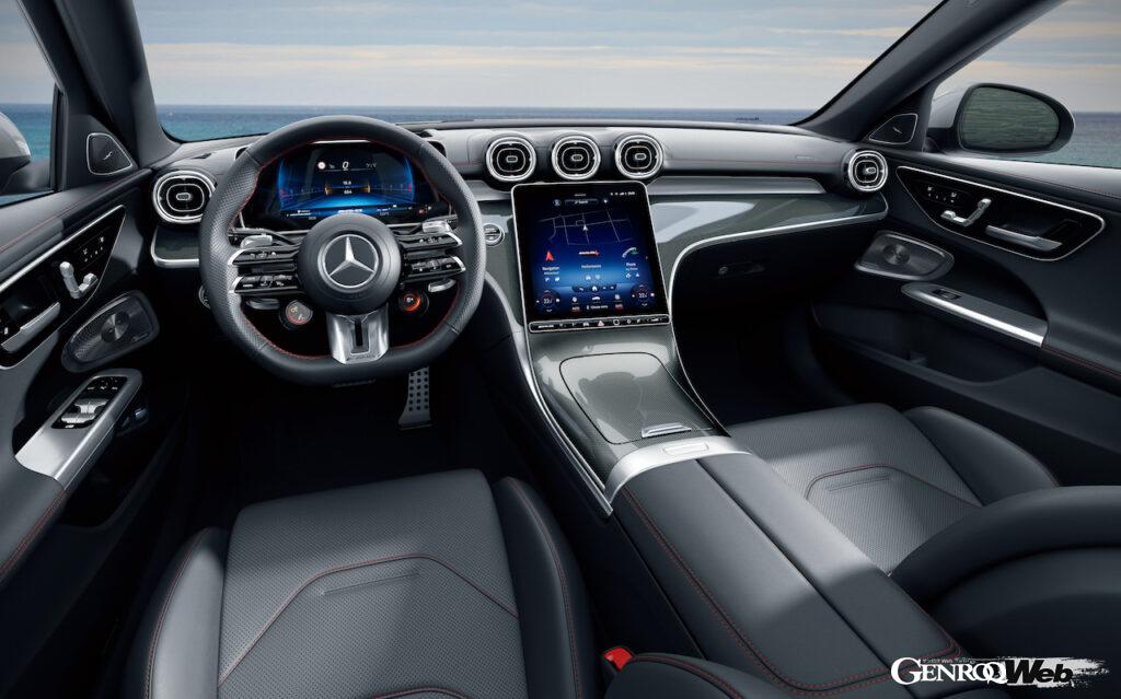 「メルセデス AMG C 63 S E PERFORMANCE ステーションワゴン」のインテリア。