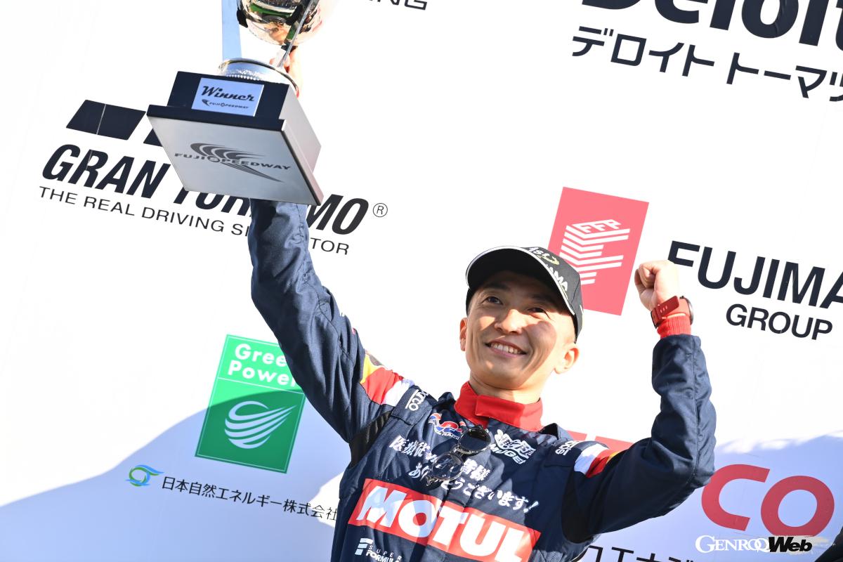 2021年、2022年と2年連続でシリーズ王者に輝いたTEAM MUGENの野尻智紀選手。