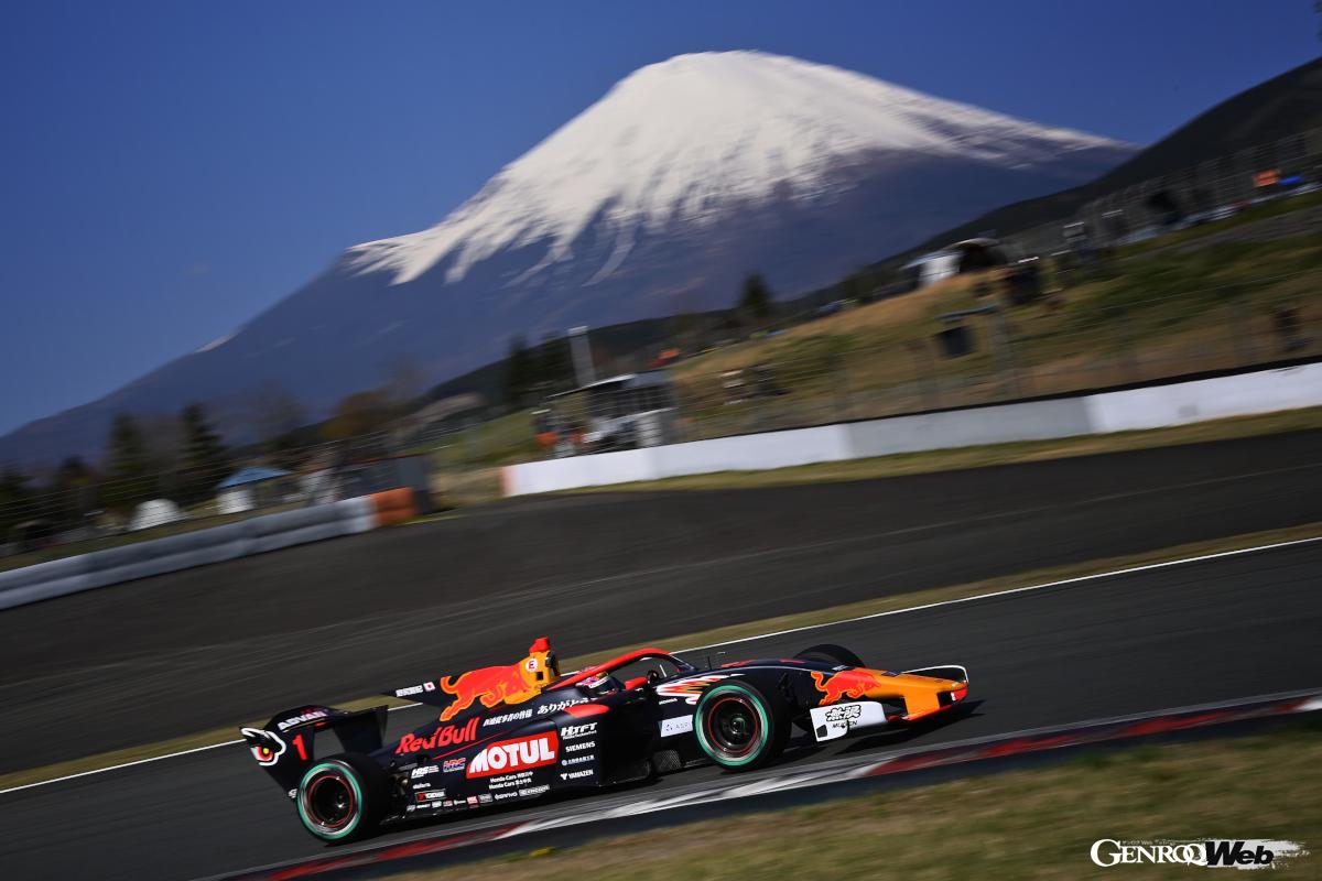 2021年、2022年と2年連続でシリーズ王者に輝いたTEAM MUGENの野尻智紀選手。