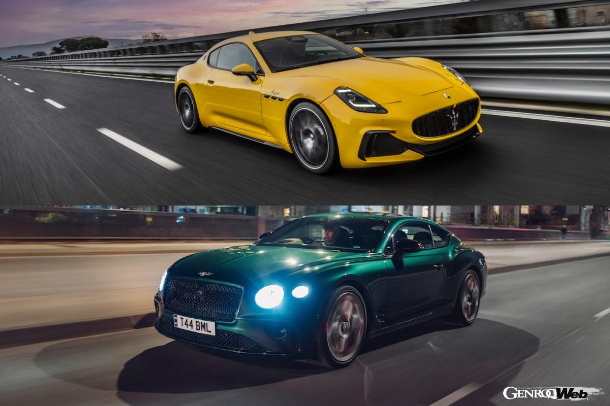 マセラティ グラントゥーリズモとベントレー コンチネンタルGT