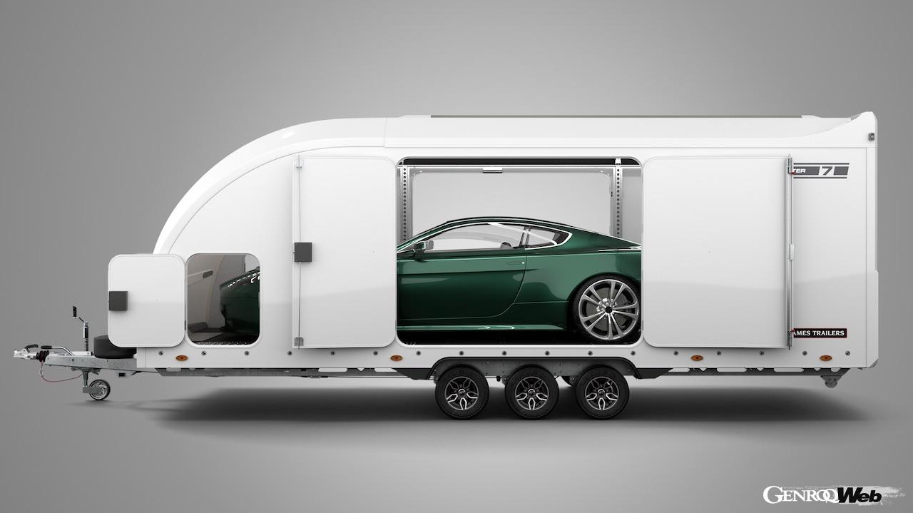 最新軽量密閉型トレーラー「レース トランスポーター7」は重量級EVや