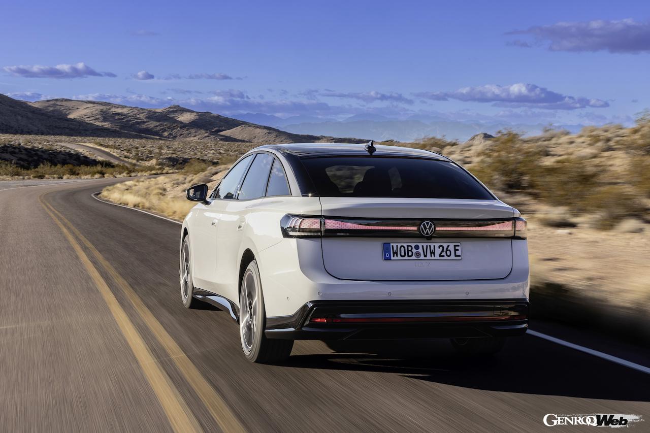 アメリカ市場における、フル電動フラッグシップモデル「フォルクスワーゲン ID.7」