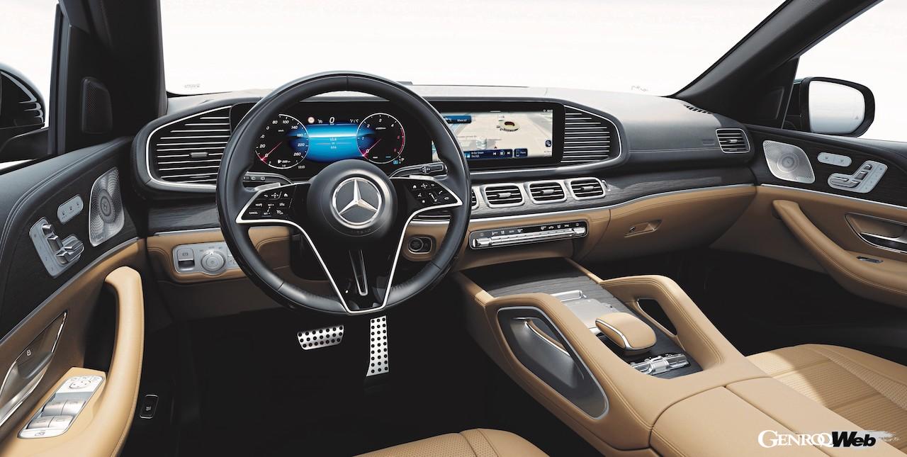 日本導入がスタートした、「メルセデス・ベンツ GLS」 改良新型のインテリア。