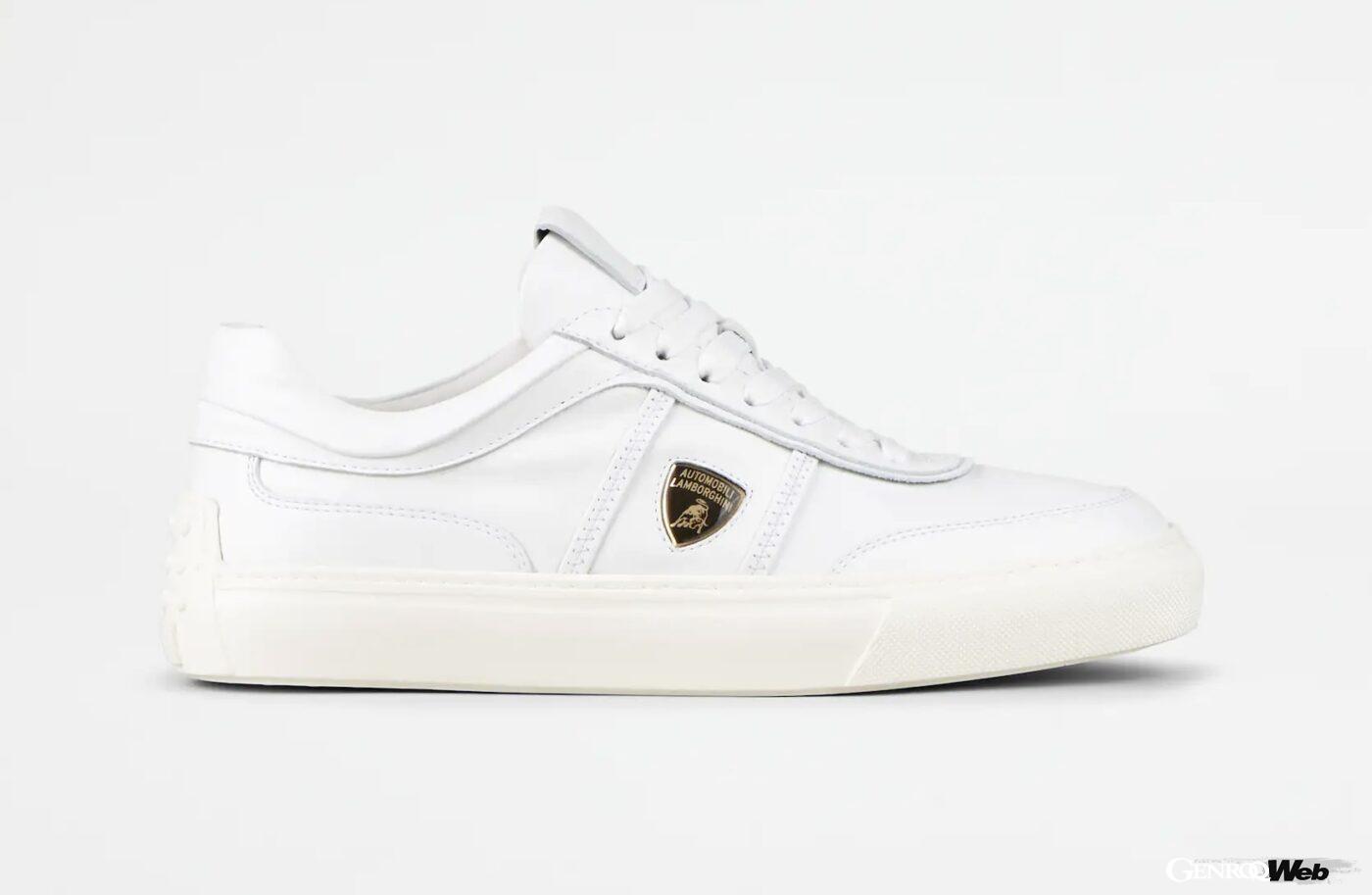 「TOD’S For Automobili Lamborghini」、レザースニーカー。