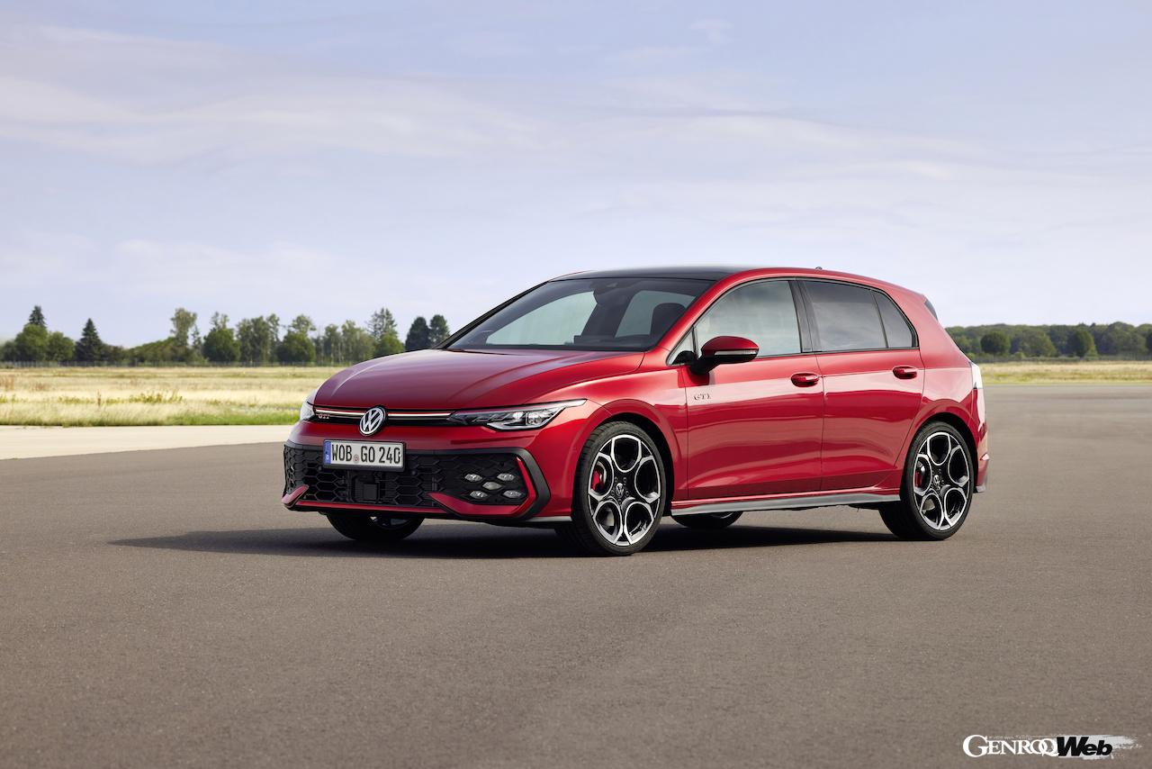 フェイスリフトが実施された、「フォルクスワーゲン ゴルフ GTI」のエクステリア。
