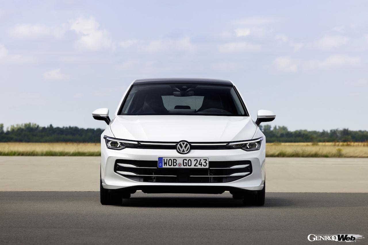 フェイスリフトが実施された、「フォルクスワーゲン ゴルフ eHybrid」のエクステリア。