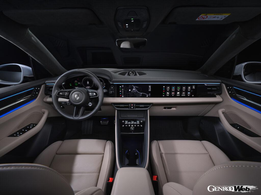 新型ポルシェ マカンのインテリア。