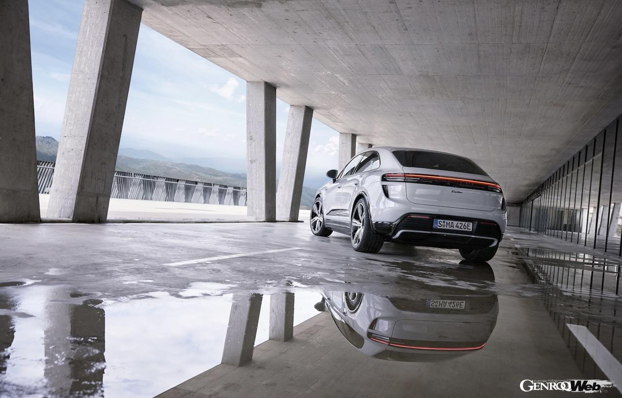 新型ポルシェ マカンのエクステリア。