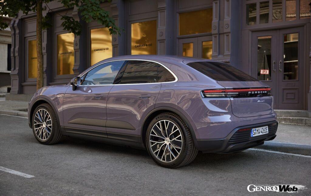 新型ポルシェ マカンのエクステリア。