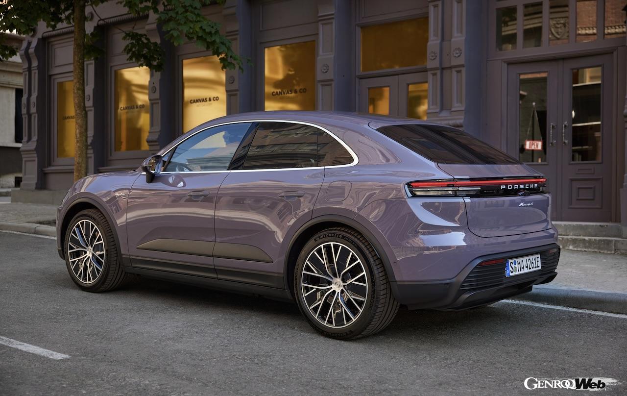 新型ポルシェ マカンのエクステリア。