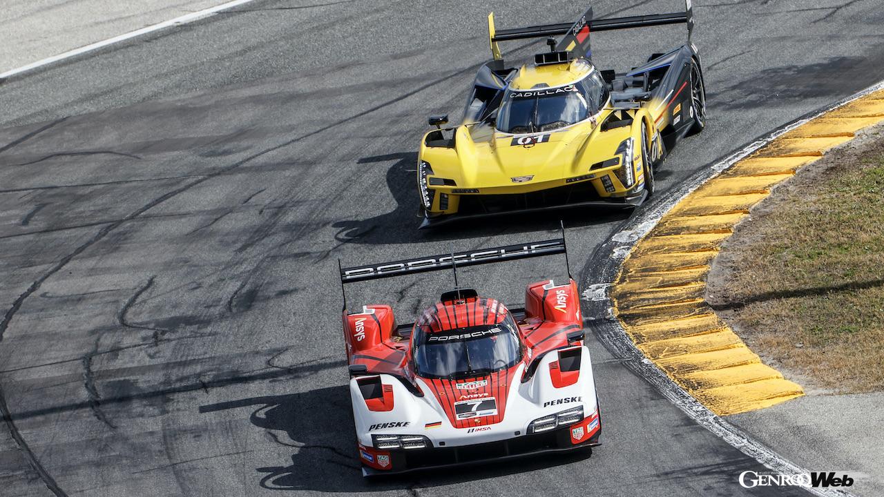 IMSAウェザーテック・スポーツカー選手権開幕戦「ロレックス・デイトナ24時間レース」を走行する、ポルシェ 963。