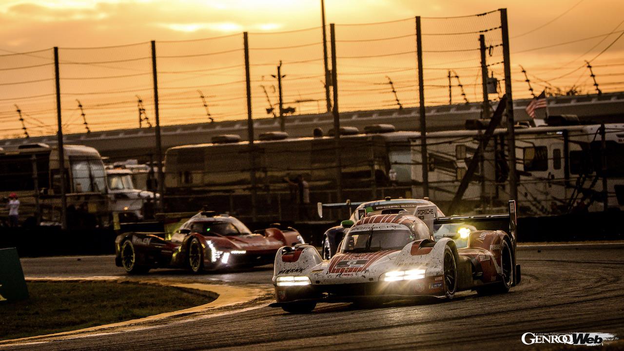 IMSAウェザーテック・スポーツカー選手権開幕戦「ロレックス・デイトナ24時間レース」を走行する、ポルシェ 963。