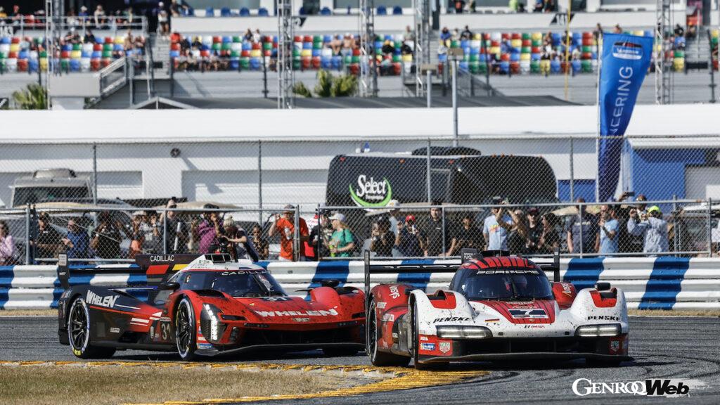 IMSAウェザーテック・スポーツカー選手権開幕戦「ロレックス・デイトナ24時間レース」を走行する、ポルシェ 963。