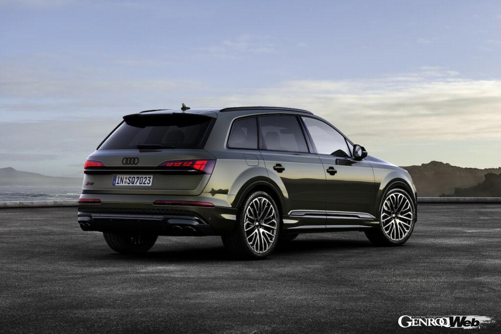 2度目のフェイスリフトを実施した、「アウディ SQ7」改良新型のエクステリア。