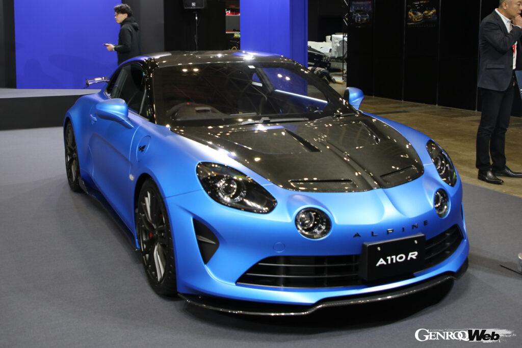 A110 R TURINIの専用装備となるのが、スポーティなマットブラックの18インチ「GT RACE」アロイホイール。