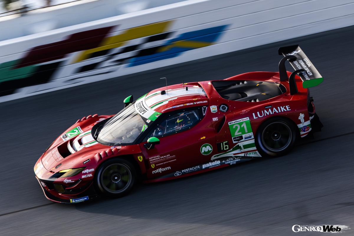 2023年にもデイトナに参戦した＃21 AFコルセの「フェラーリ296 GT3」。