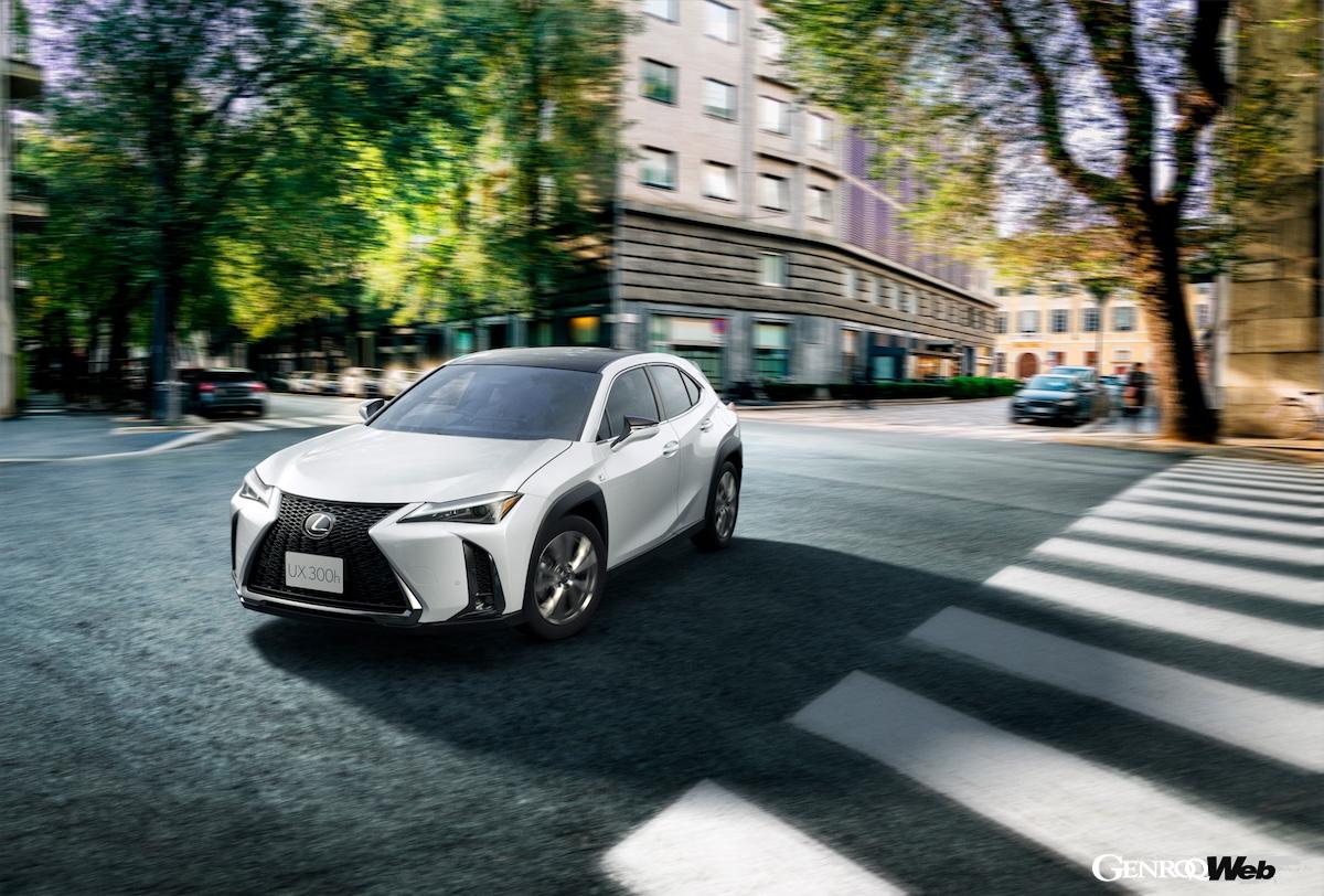 カントリーマンの全高は1660mm。対するUXの全高は1540mmで120mmも低い。