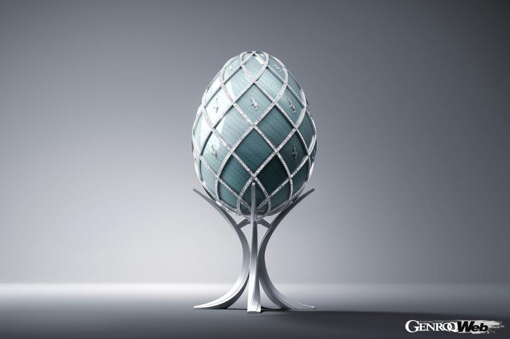 ブガッティとアスプレイのコラボレーションにより生まれた「アスプレイ・ブガッティ・エッグ・コレクション」。