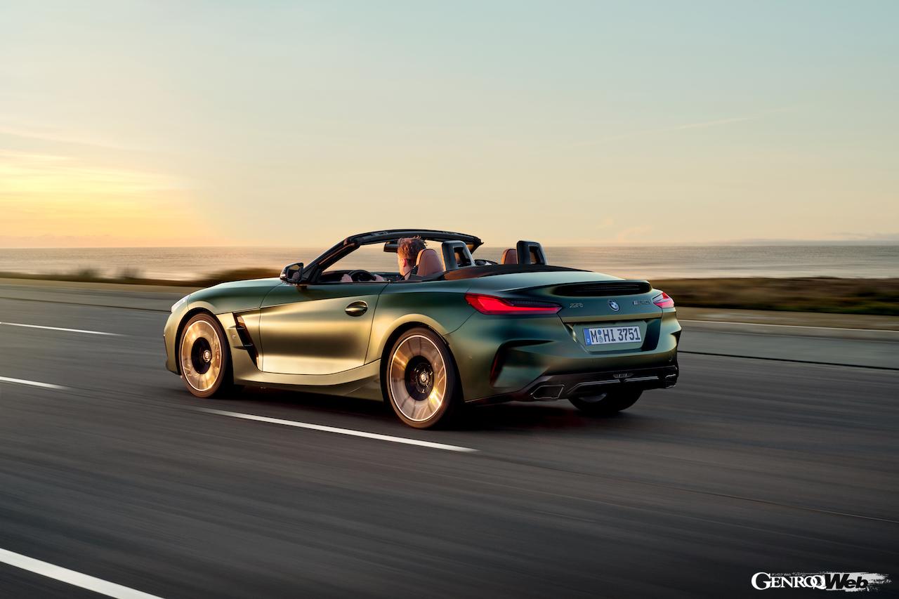 「BMW Z4 M40i ピュア インパルス エディション」のエクステリア。