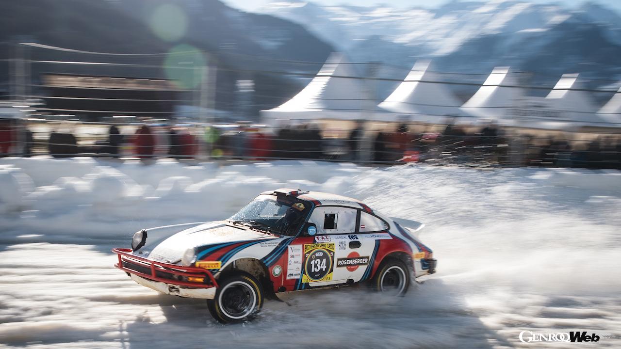 バルター・ロールは、ツェル・アム・ゼーで行われた「F.A.T アイスレース」でも、様々なポルシェのステアリングを握り、大活躍を見せた。