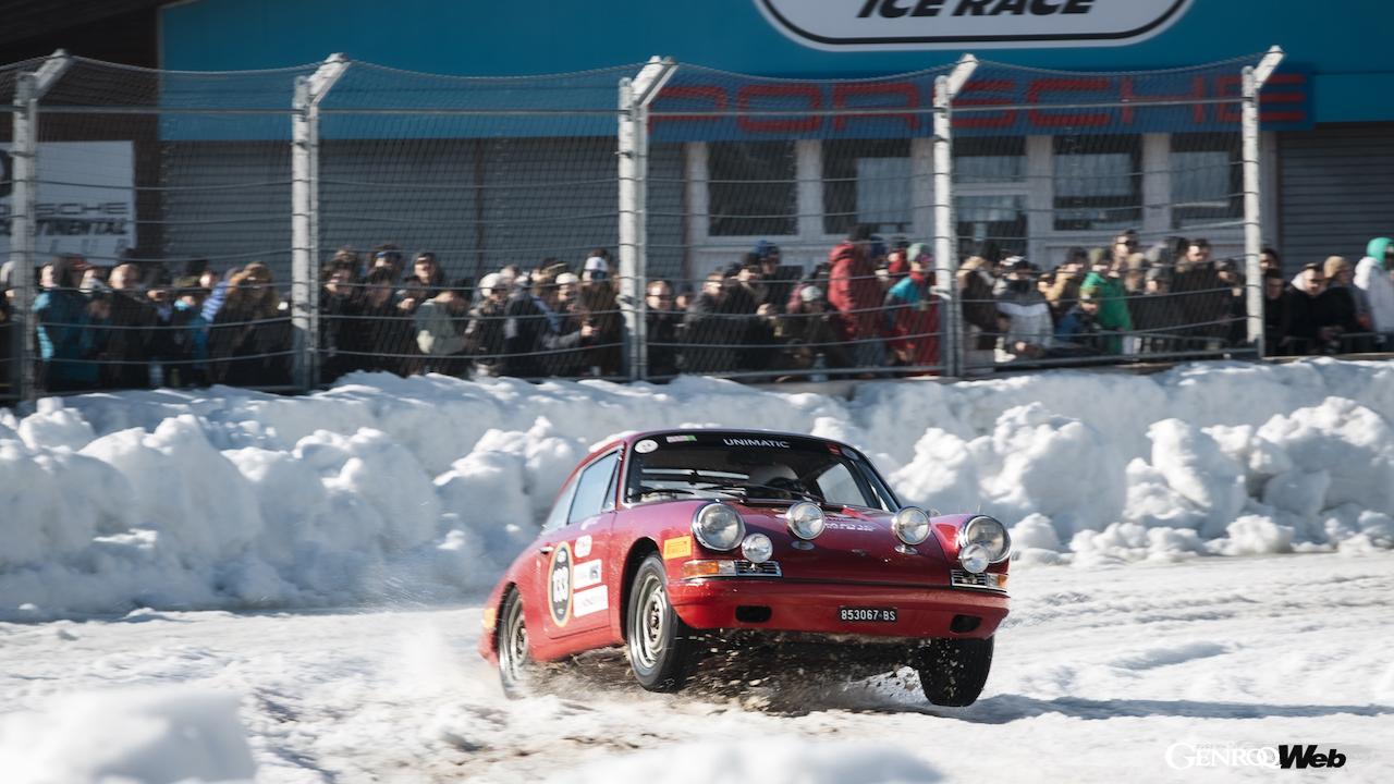 バルター・ロールは、ツェル・アム・ゼーで行われた「F.A.T アイスレース」でも、様々なポルシェのステアリングを握り、大活躍を見せた。