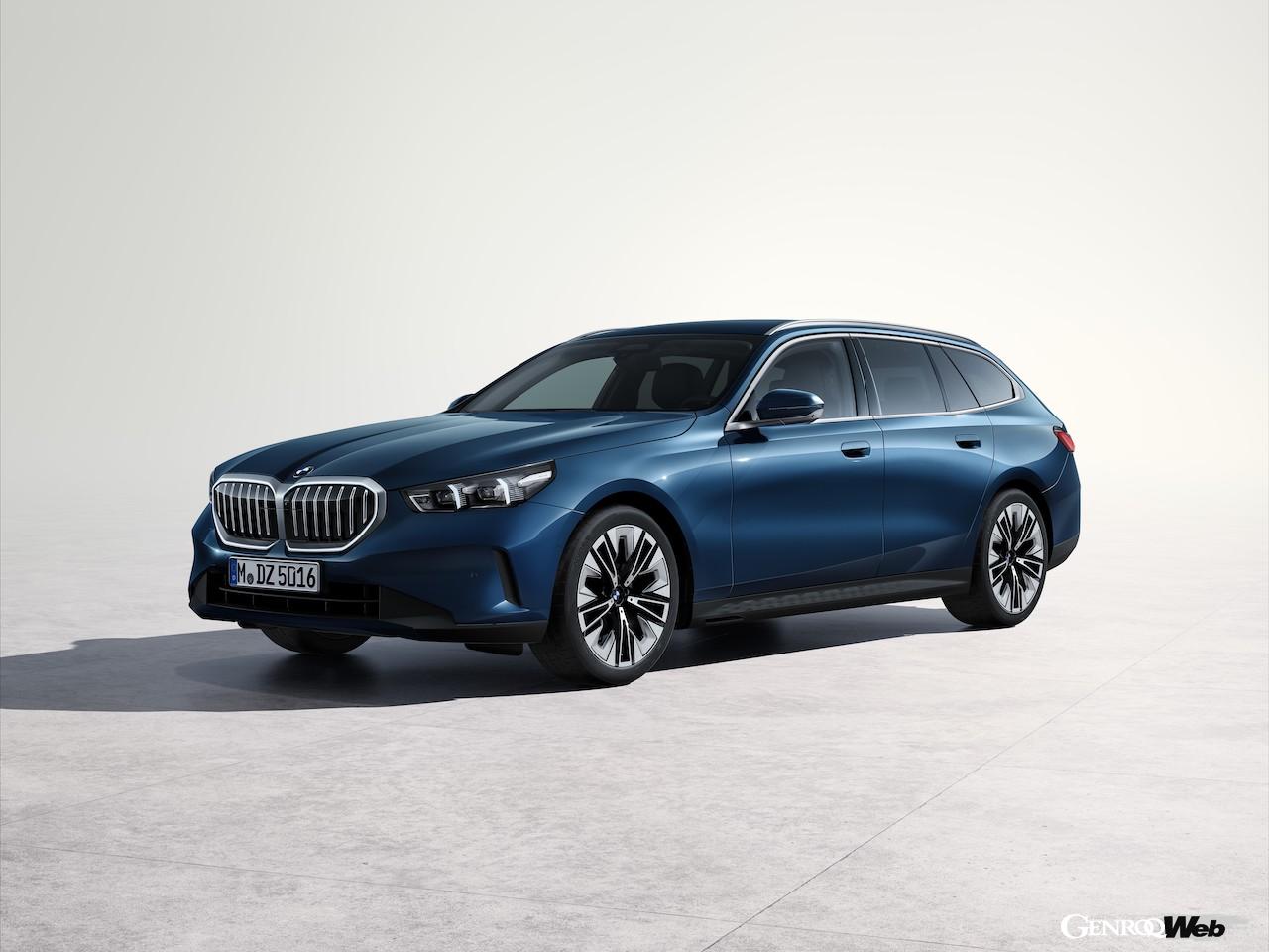 日本導入がスタートした「BMW 5シリーズ ツーリング」のエクステリア。