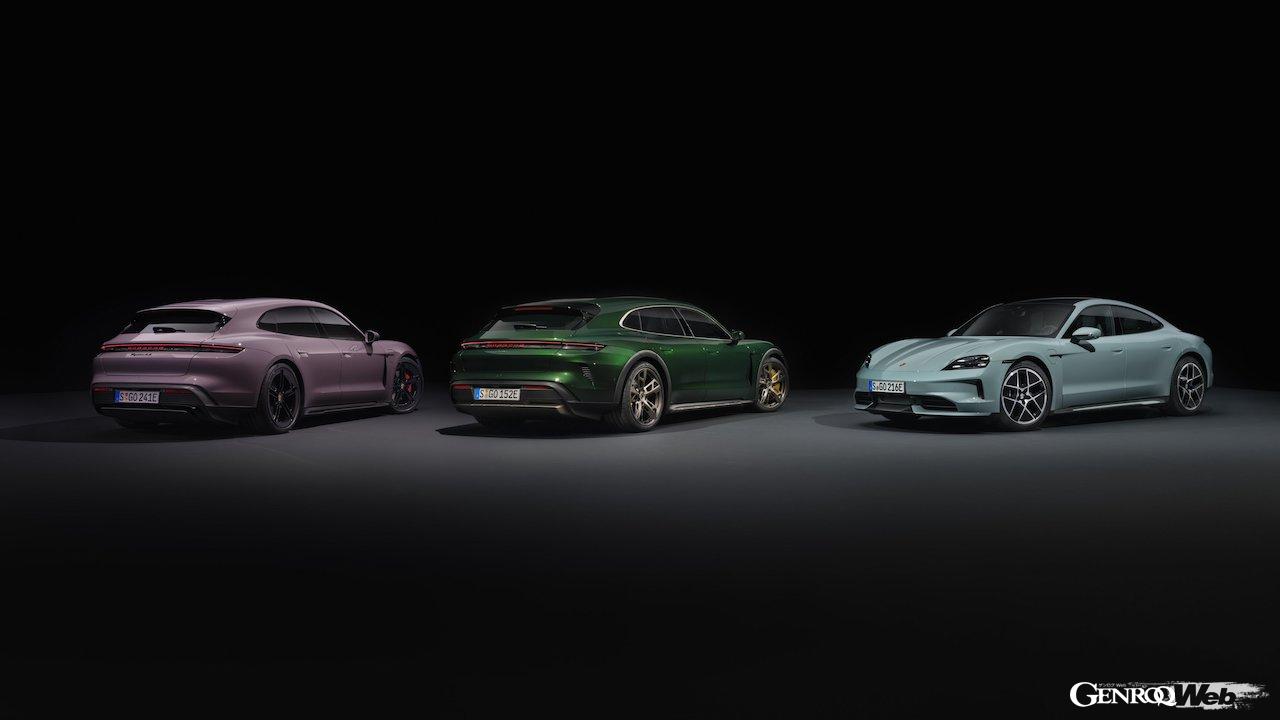 大幅な性能アップを果たした「ポルシェ タイカン／タイカンクロスツーリスモ」改良新型の日本導入がスタートした。