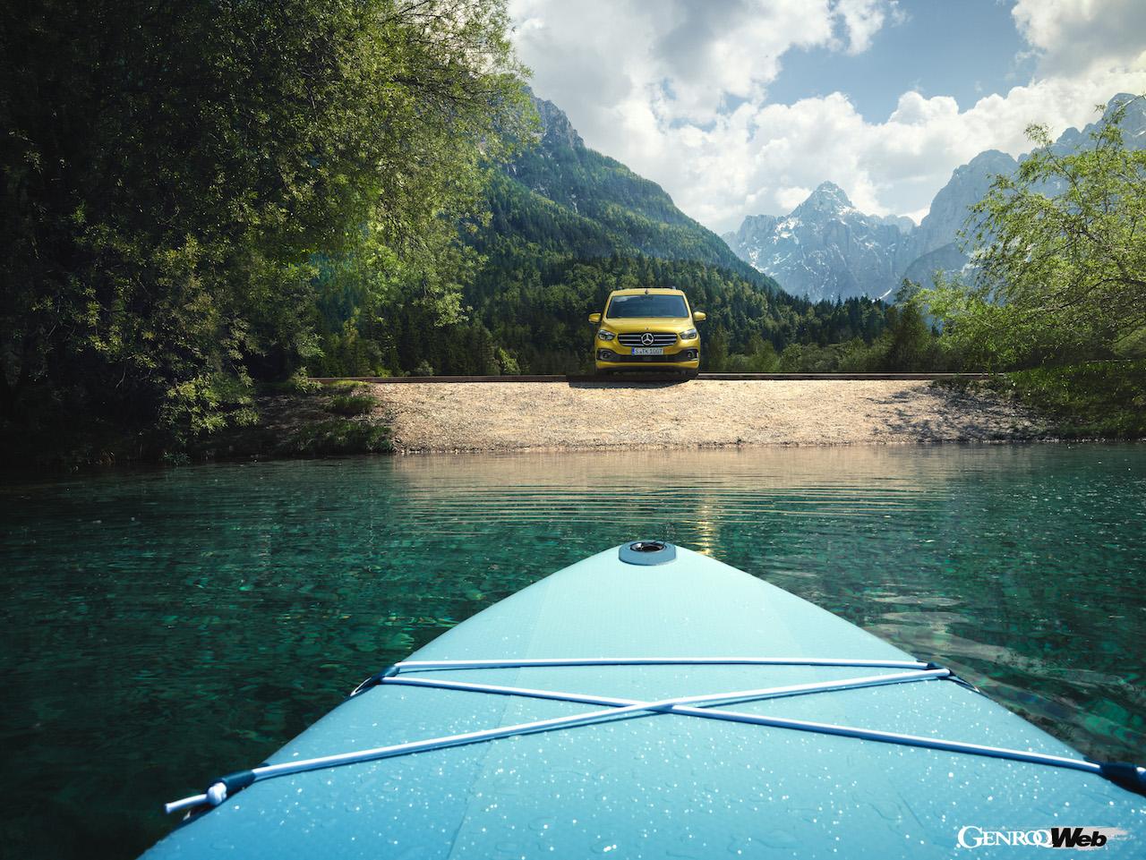 コンパクトながらも、充実の装備を誇る「マルコポーロ・モジュール」を搭載したメルセデス・ベンツ Tクラス 。