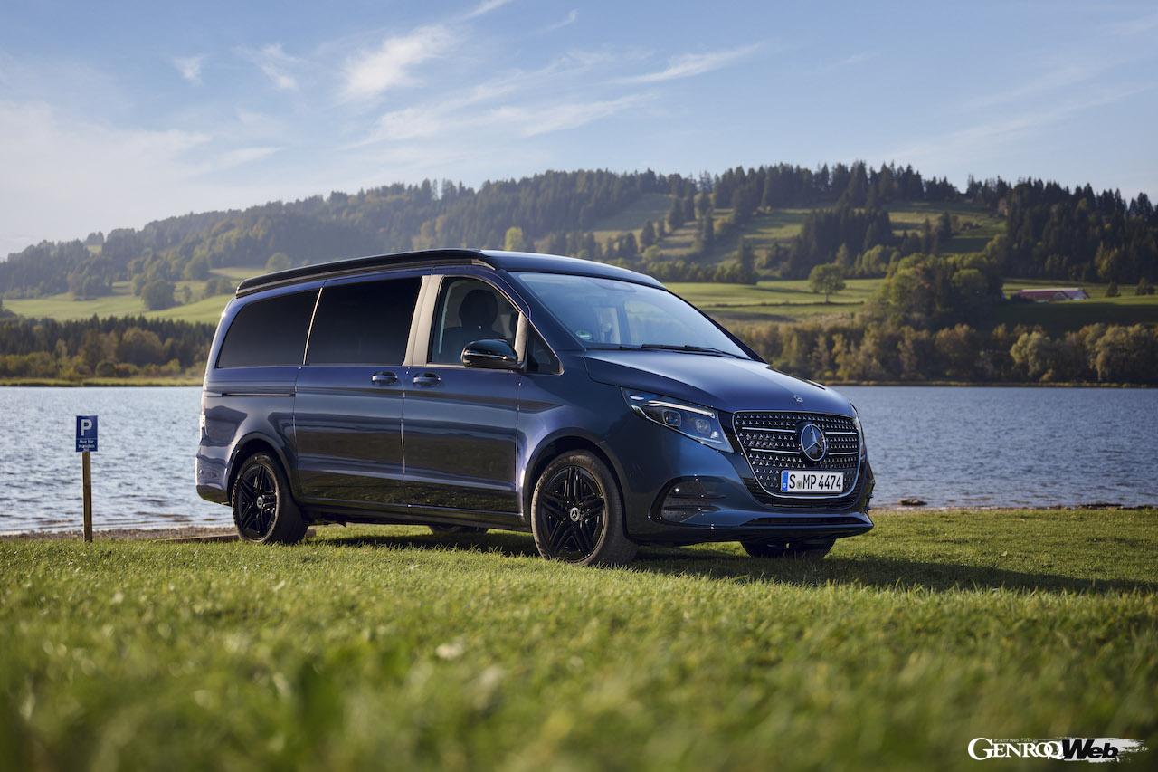 贅沢な装備を持つ最新キャンピングカー「メルセデス・ベンツ Vクラス マルコポーロ」。