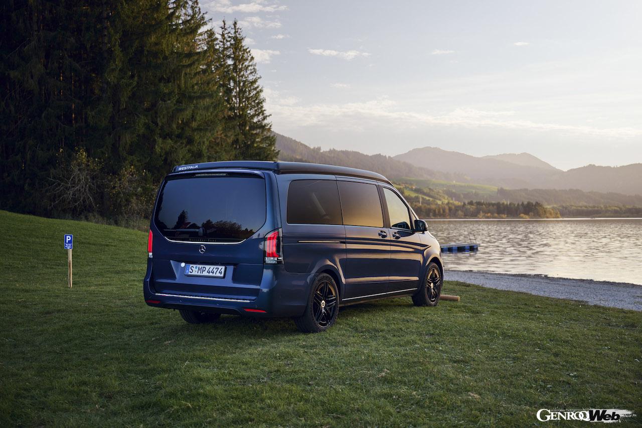 贅沢な装備を持つ最新キャンピングカー「メルセデス・ベンツ Vクラス マルコポーロ」。