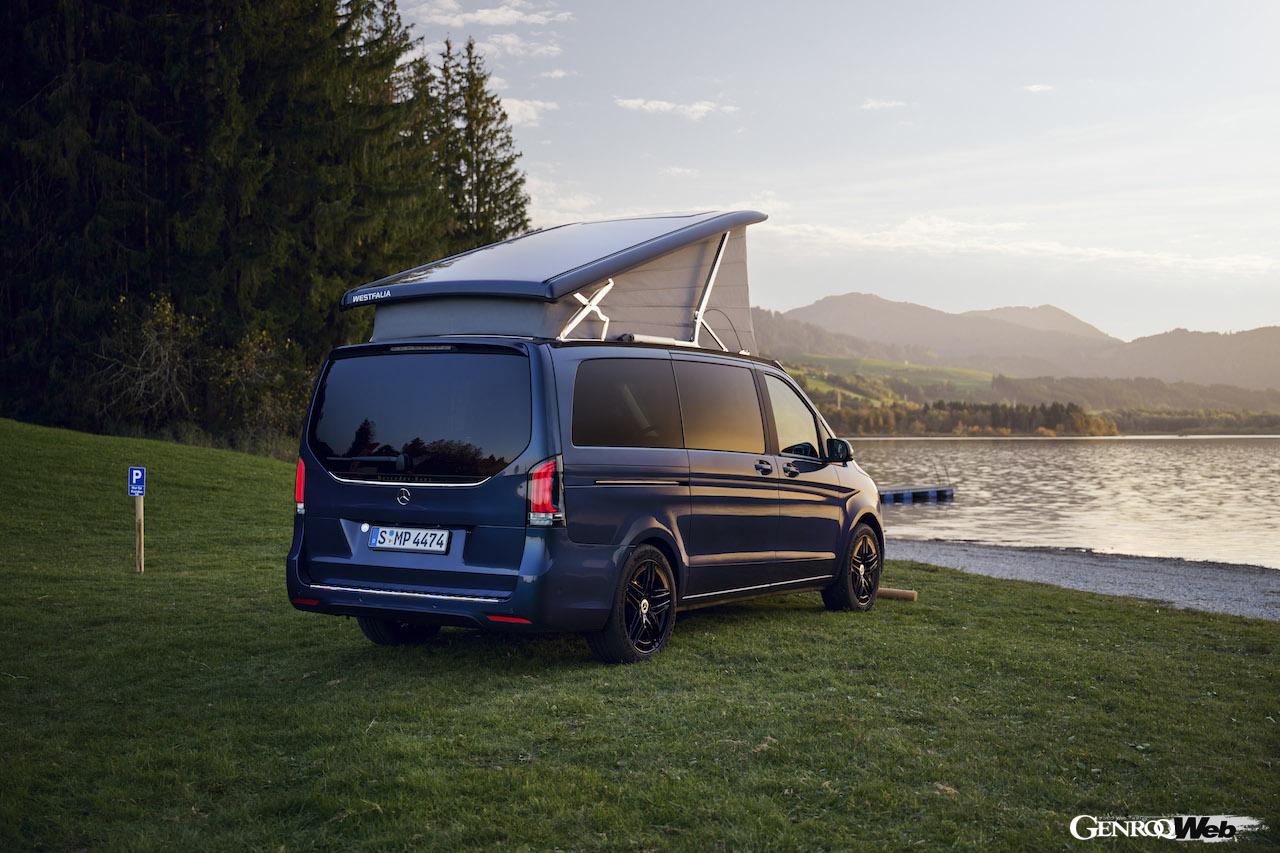 贅沢な装備を持つ最新キャンピングカー「メルセデス・ベンツ Vクラス マルコポーロ」。