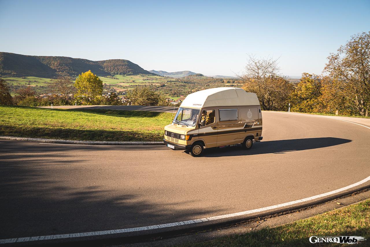 キュートなスタイルを持ち、本格的キャンピングカーとして1984年にデビューを飾った初代「メルセデス・ベンツ マルコポーロ」。