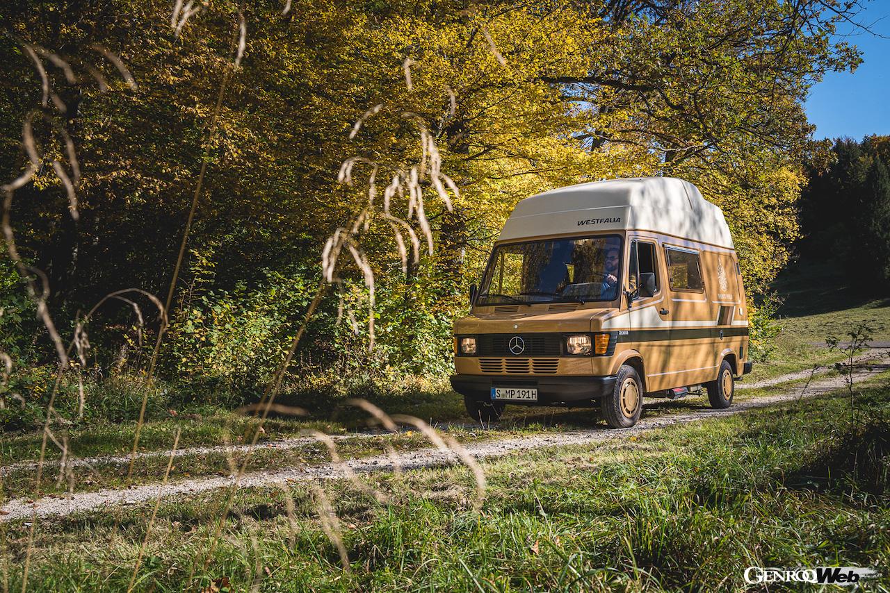 キュートなスタイルを持ち、本格的キャンピングカーとして1984年にデビューを飾った初代「メルセデス・ベンツ マルコポーロ」。