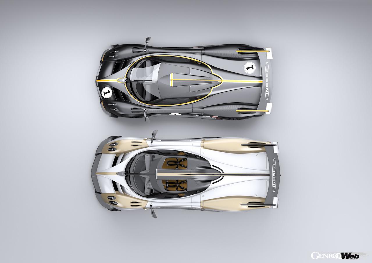 パガーニ ウアイラ Rと、ルーフパネルを外したオープントップ仕様を導入した「ウアイラ R エボ」。